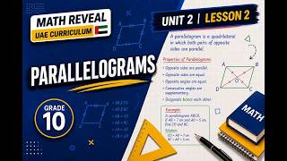 Math Reveal Grade 10 Unit 2 Lesson 2 Parallelograms
