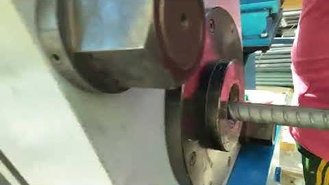 Rebar Upsetting Machine Working In Site Enlarging Rebar End