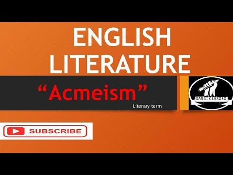 Video: Acmeism Nima