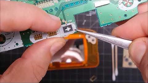 WonderSwan Color Crystal button repair