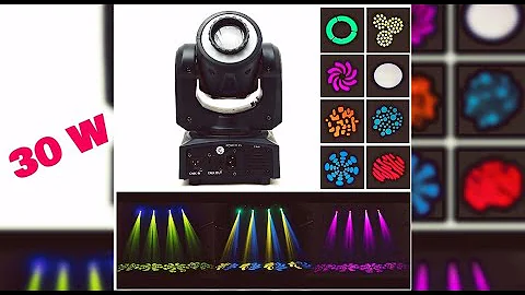 Mini Sharpy Light Unboxing | 30 W Led Spot Moving Head | Sound & DMX Control