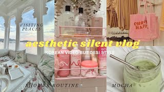 Silent aesthetic vlog | Aesthetic indian vlog 🪄🎀 daily routine 🛁 🫧