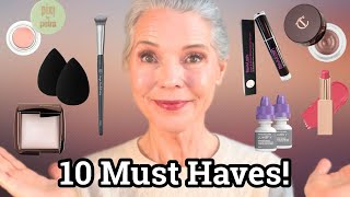 Top 10 Beauty Products I Can&#39;t Live Without! Best Makeup Over 50 (and 60!) Beauty