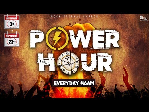 ROCK ETERNAL CHURCH | Power Hour | 10.09.2018 | Day 8 | 06:00 - 7:00AM | Ps. Reenukumar
