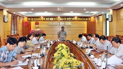 VIDEO: UBND huyện nghe báo cáo tiến độ xây dựng Làng văn hóa kiểu mẫu