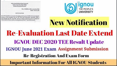 IGNOU Notification Release || IGNOU Live Session