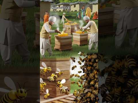 Revenge of the Bees💕💞 #shortvideo #youtubeshorts #friendsstory #animation