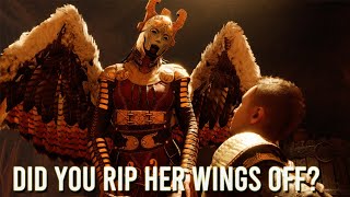 Shield Maidens Dialog BEFORE and AFTER Killing GNA God of War Ragnarok