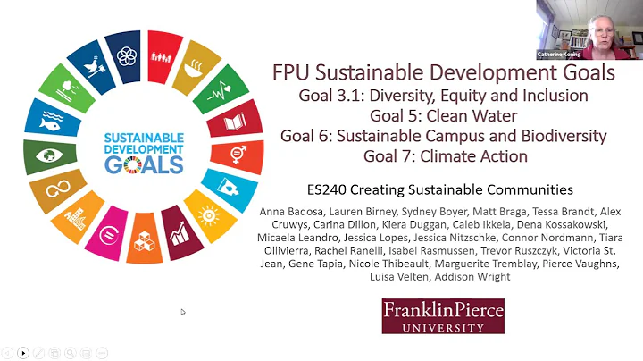 FPU Sustainable Development Goals Assessment