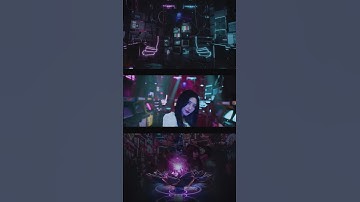 PRIDASK - Virtual Escape (Official Short)🎥 #UE5 #cyberpunk #futuristic  #diymusicvideo  #shorts