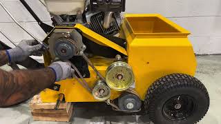 Stinger SuperSeeder 2400 Transmission Belt Change