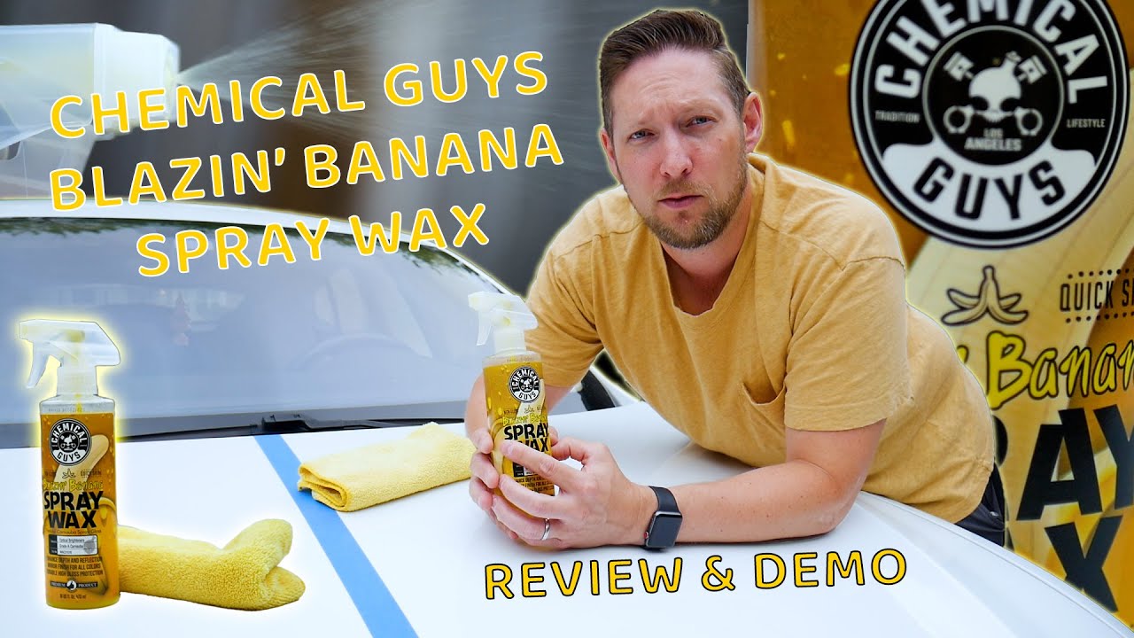 Chemical Guys WAC21516 Blazin' Banana Natural Carnauba Spray Wax