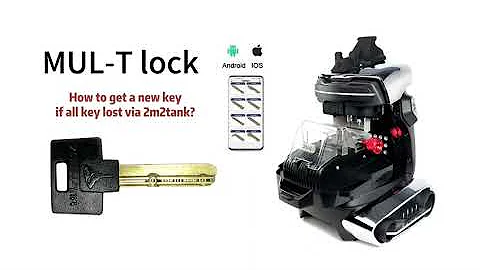 How to Get a New Key from Mul-T Lock via 2M2Tank 2 Pro CNC Key Cutting Machine?