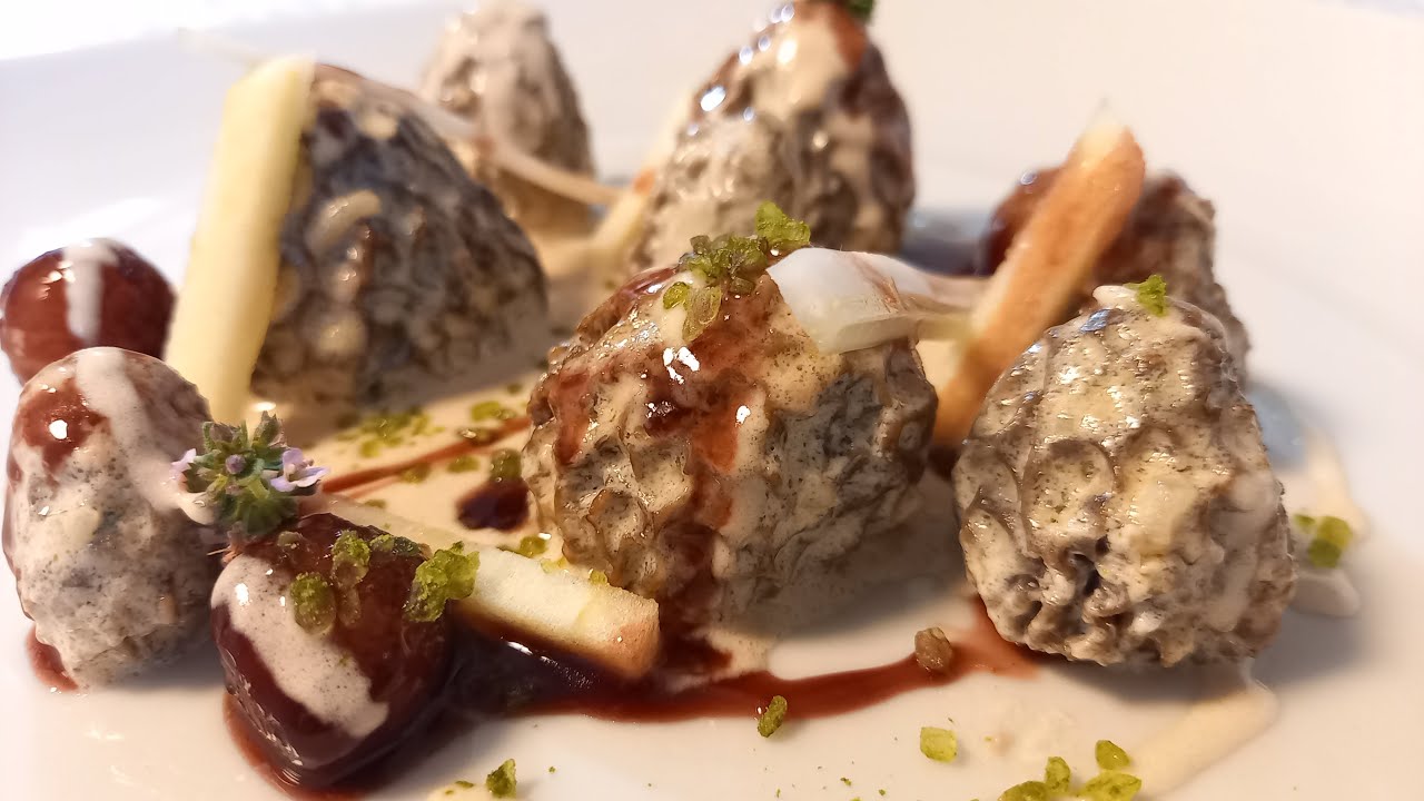 Colmenillas 2022 (receta) Colmenillas a la crema con foie