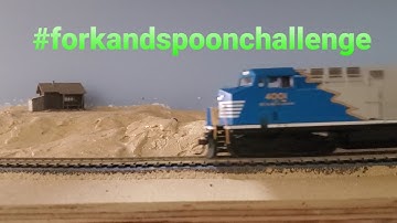 #forkandspoonrrchallenge - Run foreign power on your layout.