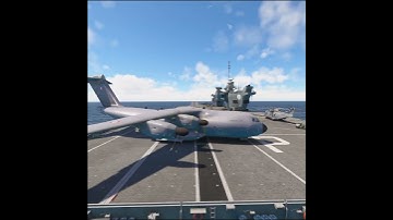 A400M Atlas Takeoff from Aircraft Carrier | Epic Cinematic Scene | MSFS 2020