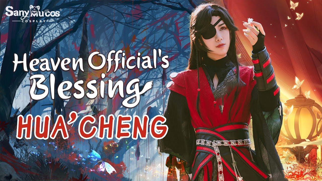 【SanyMuCos】Heaven Official's Blessing Hua Cheng: Crimson Rain Sought Flower Cosplay Costume Detail
