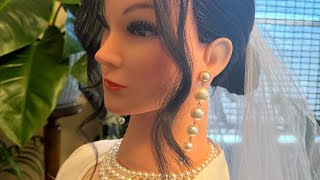 ASMR | SLEEK UPDO BRIDAL - HAIRSTYLING - FERFECTIONIST - HAIR FIXING - FINISHING TOUCHES - Relaxing