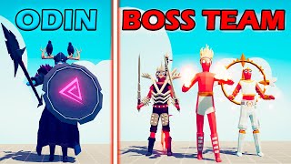 ODIN TEAM vs BOSS UNITS TEAM  Totally Accurate Battle Simulator | TABS