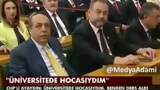 CHP'li Ayaydın: Tayyip Üniversite mezunudur, 4 yıl Dersine girdim