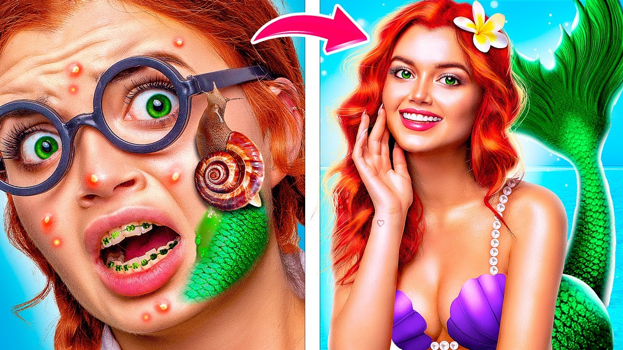 How to Become a Mermaid! From Nerd to Mermaid!