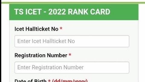 Ts Icet Results Released 2022/ts icet results declared 2022/today ts icet results declared date 2022