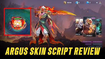 NEW ARGUS EPIC SKIN | ARGUS SKIN SCRIPT - MLBB