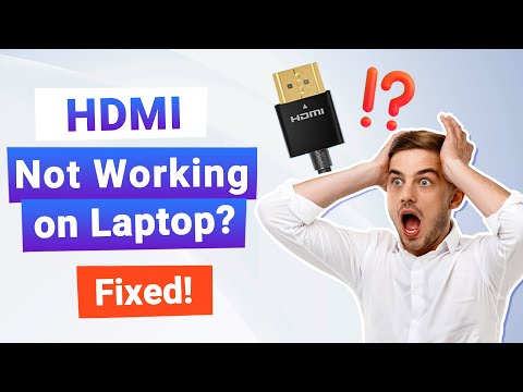 2024 Solved How to Fix HDMI Port Not Working on Laptop Win 10