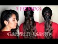 3 Peinados Fáciles en Cabello Largo | Ivone Beauty