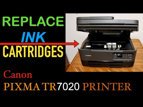 Canon PIXMA TR7020, TR7021 Ink Cartridge Replacement , Review !!