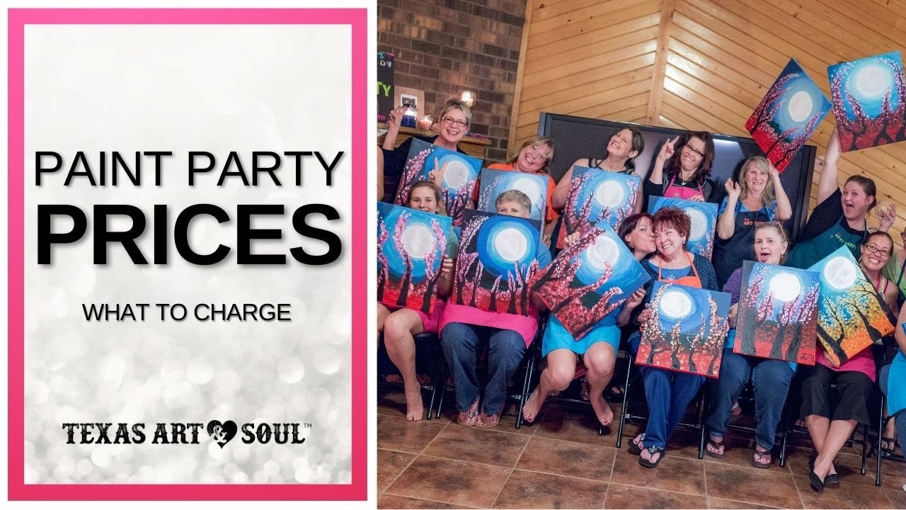 What You Should Charge For A Paint Party?