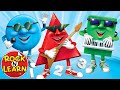 Colors, Shapes & Counting | Preschool Learning | Rock 