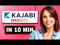 Kajabi Website Tutorial 2026: Build a Professional Site in 10 Minutes (NOCODE)