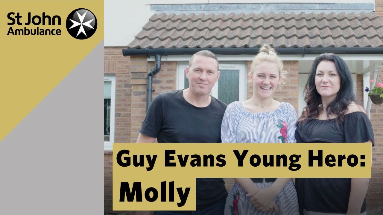 Guy Evans Young Hero Molly St John Ambulance Everyday Heroes Awards Youtube