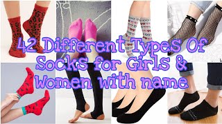 42 Different Types Of Socks For Girls And Women With Name Tg Chic