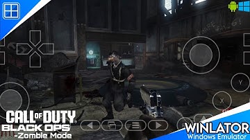 Winlator 10.0 | COD black Ops Gameplay(HD) | Windows Emulator | Zombie Map | Android