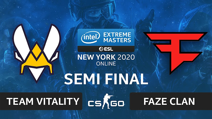 CS:GO - Team Vitality vs. FaZe Clan [Mirage] Map 1 - IEM New York 2020 - Semi Final - EU