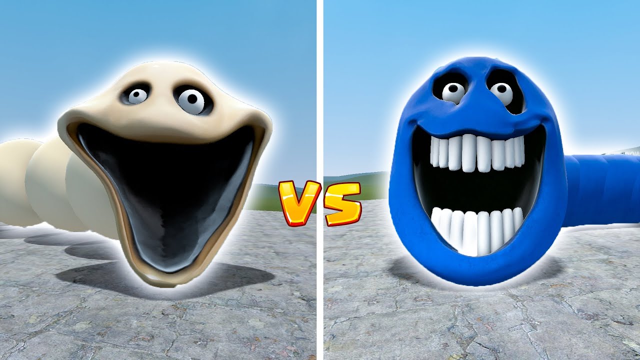 MISS NEW ROBLOX HUNGRY WORM VS HUNGRY SNAKE in Garry's Mod