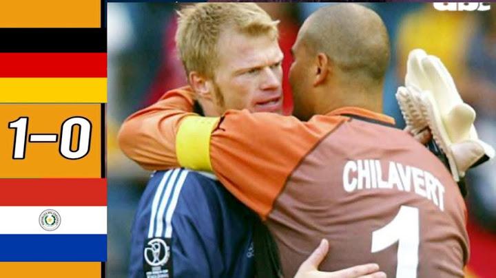 Germany 1 x 0 Paraguay (Oliver Kahn, Chilavert) ●World Cup 2002 Extended Goals & Highlights
