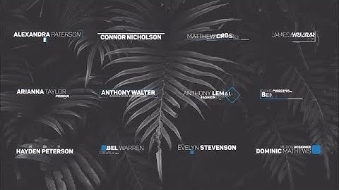 Modern Lower Thirds Motion Graphics Templates