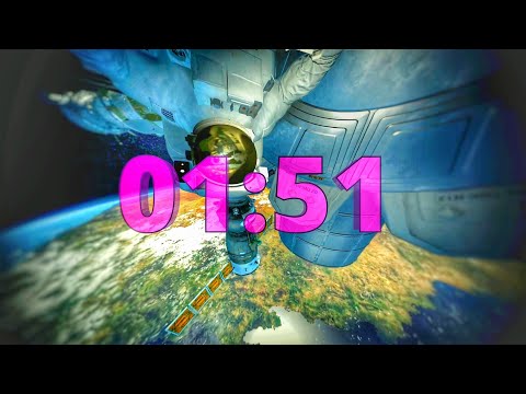 3 minutes in Space timer🚀 POV NASA Astronaut spacewalk