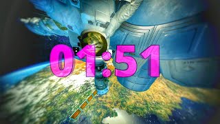 3 minutes in Space timer🚀 POV NASA Astronaut spacewalk