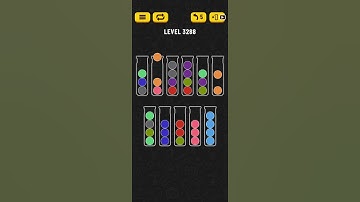 Ball Sort Puzzle Level 3288 🎯 All level without extra tube 😂 Game Walkthrough 😘
