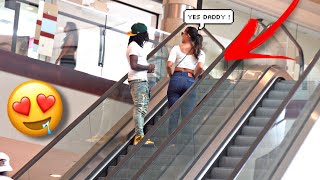 TOUCHING RANDOM STRANGERS ON ESCALATOR “ATLANTA EDITION”