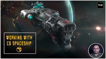WORKING WITH CG SPACESHIP | NUKE VFX COMPOSITING TUTORIAL | VFX VIBE