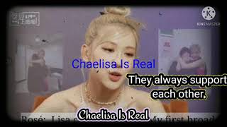 Chaelisa Is Real 😘 (Blackpink) 😍 210415 Moments so cute 💛💜😘🌻🌸