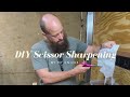 DIY Scissor Sharpening