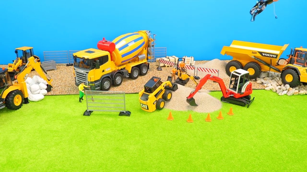 HammerTraktor,MegaMähdrescher,MonsterBagger,ContainerLastwagen,BruderBaustellenAutos,Zugmaschinen