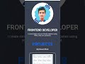 Today I completed my Personal Portfolio Website. #portfolio #javascript #htmlcss