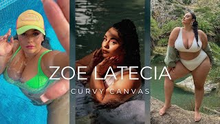 Zoe Latecia 🇧🇷 | Super Curvy Brazilian Fashion Model | Plus Size Wiki Info | Swimwear Fashion Icon